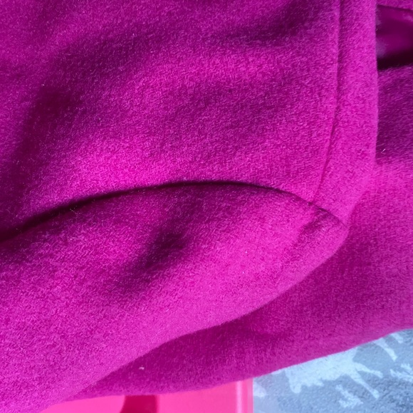 INC fuchsia magenta violet iris coat NWT XL - Picture 9 of 9